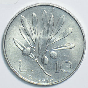Italy 1949 10 Lire 198183 combine shipping