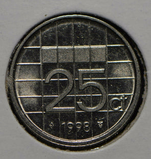 Netherlands 1998 25 Cents  901625 combine shipping
