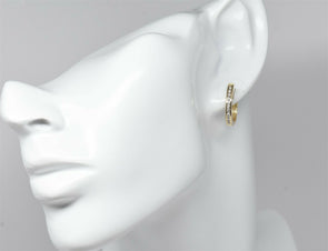 14K Gold Diamond Earrings 4.07g RG0220
