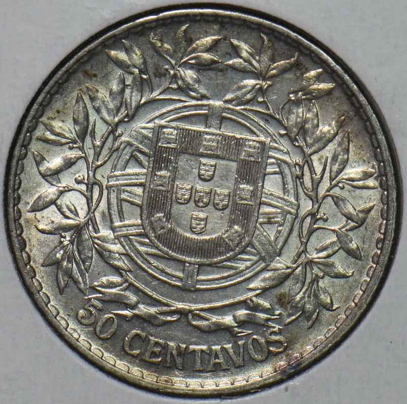 Portugal 1913 50 Centavos 490801 combine shipping
