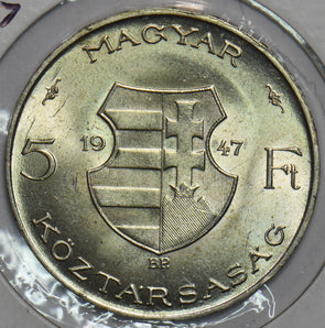 Hungary 1947 5 Forint 297030 combine shipping