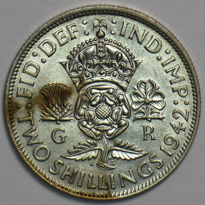 Great Britain 1942 2 Shillings 240773 combine shipping