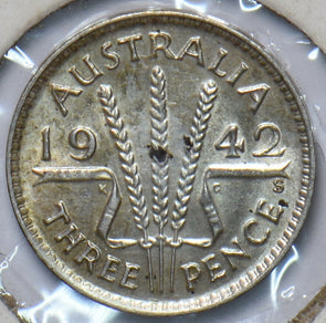Australia 1942 S 3 Pence 902725 combine shipping