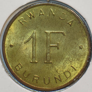 Burundi 1961 Franc Lion animal Rwanda and Burundi 297454 combine shipping