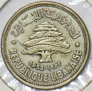 Lebanon 1952 50 Piastres 151246 combine shipping