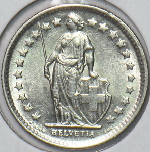 Switzerland 1962 1/2 Franc 194475 combine shipping