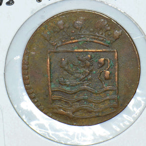 Netherlands East Indies 1748 Duit Lion animal 291378 combine shipping