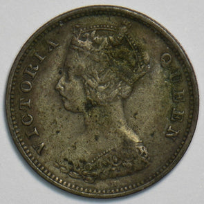 Hong Kong 1900 10 Cents 904258 combine shipping