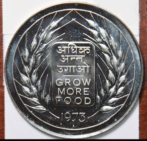 India Independent Kingdoms 1973 FAO 20 Rupees Lion animal Proof 490494 combine s
