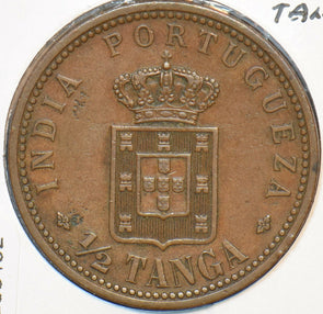 India Portuguese 1903 1/2 Tanga 295402 combine shipping