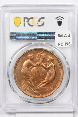 1915 So-Called Dollar PCGS MS65 HK-401 Panama-Pacific Panama Canal, Gilt Bronze