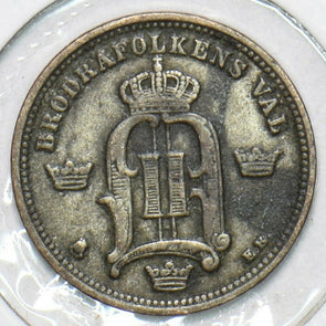 Sweden 1897 10 Ore 152765 combine shipping