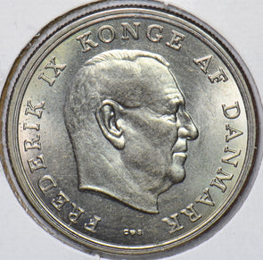 Denmark 1965 5 Kroner BU 295807 combine shipping