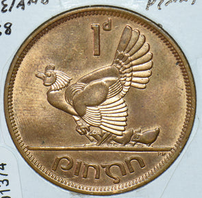 Ireland 1968 Penny Hen with chicks animal 191374 combine shipping