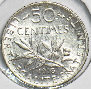 France 1918 50 Centimes 240544 combine shipping