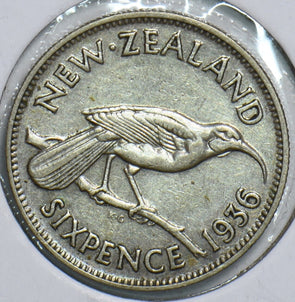 New Zealand 1936 6 Pence Huia Bird 198189 combine shipping