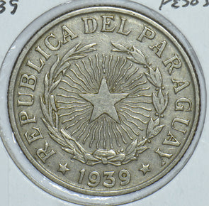 Paraguay 1939 10 Pesos 190848 combine shipping