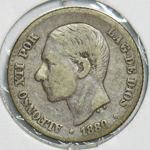 Spain 1880 50 Centimos 298153 combine shipping