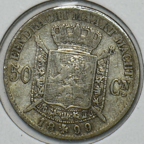 Belgium 1899 50 Centimes 151896 combine shipping