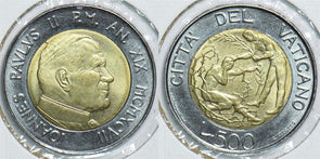 Vatican 1970 's 500 Lire 299015 combine shipping