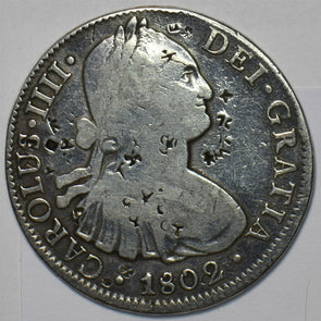 Mexico 1802 8 Reales Spanish Colony M0370 combine shipping