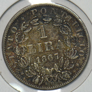 Vatican 1867 Lira 195629 combine shipping