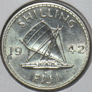 Fiji 1942 Shilling 194609 combine shipping