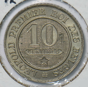 Belgium 1861 10 Centimes Lion animal 490130 combine shipping