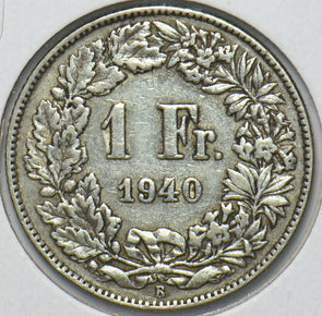 Switzerland 1940 Franc 193861 combine shipping