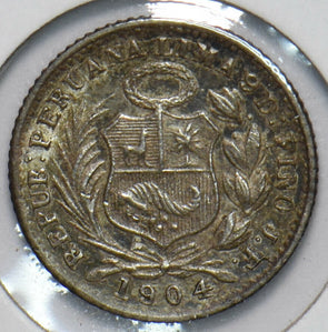 Peru 1904 1/2 Dinero Laama animal 292735 combine shipping
