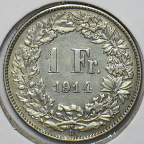Switzerland 1914 Franc 193844 combine shipping