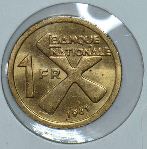 Katanga 1961 Bananas Franc 191559 combine shipping