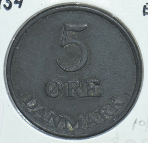 Denmark 1954 5 Ore 290945 combine shipping