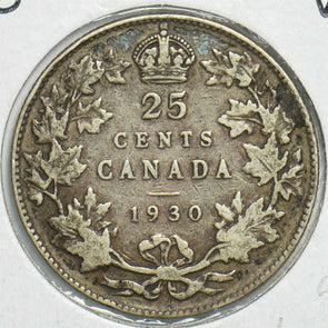 Canada 1930 25 Cents 0 904341 combine shipping