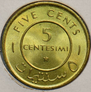 Somalia 1967 5 Centesimi 190682 combine shipping