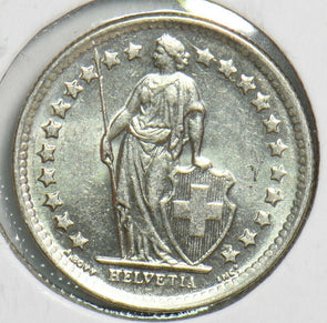 Switzerland 1961 1/2 Franc 240594 combine shipping