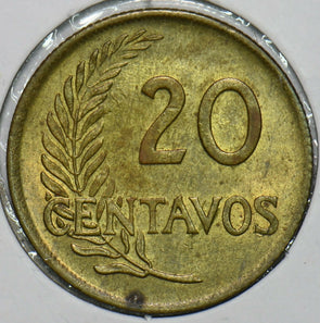 Peru 1965 20 Centavos 196598 combine shipping