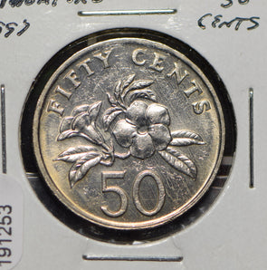 Singapore 1997 50 Cents Lion animal  191253 combine shipping