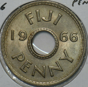 Fiji 1966 Penny 196364 combine shipping