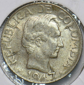 Colombia 1947 10 Centavos 193927 combine shipping