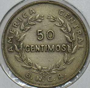 Costa Rica 1937 50 Centimos 196270 combine shipping