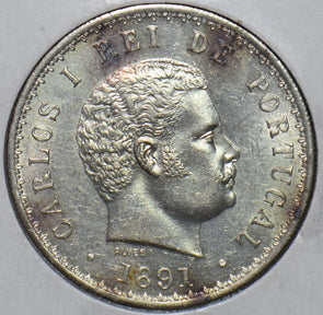 Portugal 1891 500 Reis 295980 combine shipping