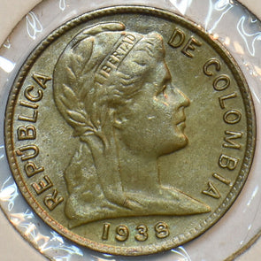 Colombia 1938 Centavo 196043 combine shipping