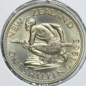 New Zealand 1963 Shilling 298663 combine shipping