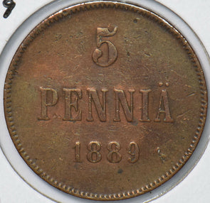 Finland 1889 5 Pennia  291029 combine shipping