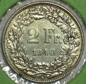 Switzerland 1940 2 Francs 240733 combine shipping