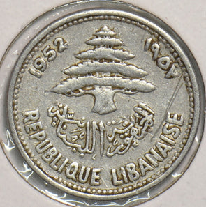 Lebanon 1952 5 Piastres 199108 combine shipping