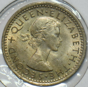 New Zealand 1963 3 Pence 152369 combine shipping