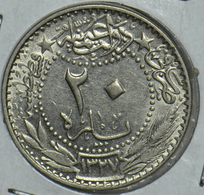 Turkey 1914 AH1327 20 Para 290971 combine shipping