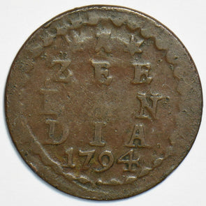 Netherlands East Indies 1794 Duit 197570 combine shipping